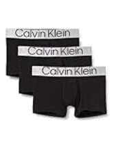 Calvin Klein Men’s Trunk 3pk Trunk, Black (Black), L