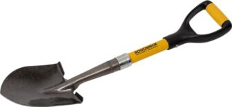 Roughneck ROU68004 Round Micro Shovel 150x690mm/6×27”, Black