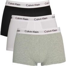 Calvin Klein Men’s 3 Pack Low Rise Trunks – Cotton Stretch